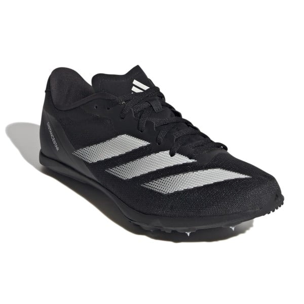Adidas Adizero DistanceStar - Unisex Track and Field Spikes - Core Black/Zero Metallic/Spark