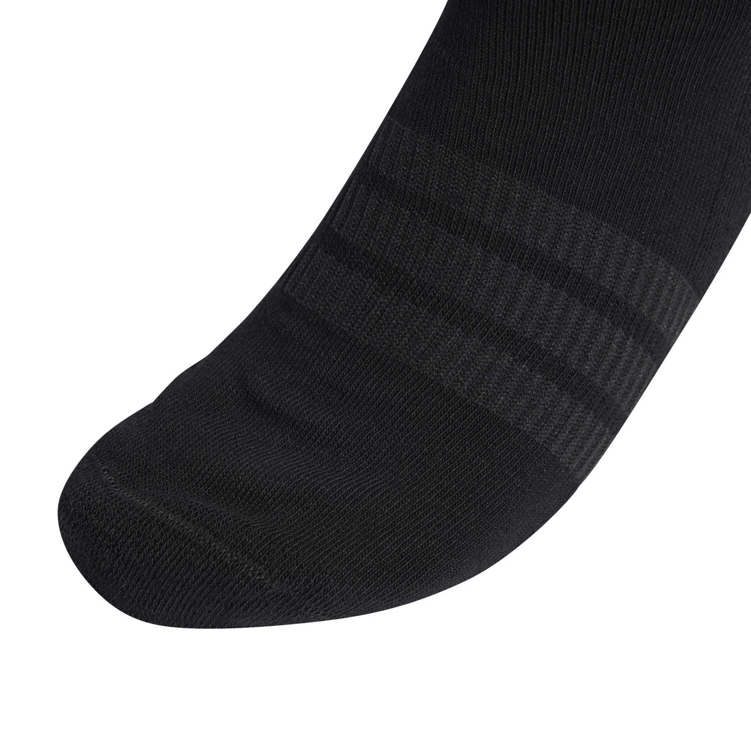adidas Cushioned Sportswear Unisex Crew Socks - 3 Pack - Black/Black/White - image 3