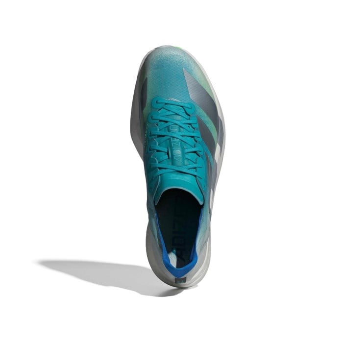 adidas Adizero Adios Pro 4 - Mens Racing Shoes - Hi Res Aqua/Iron Metallic/Grey One