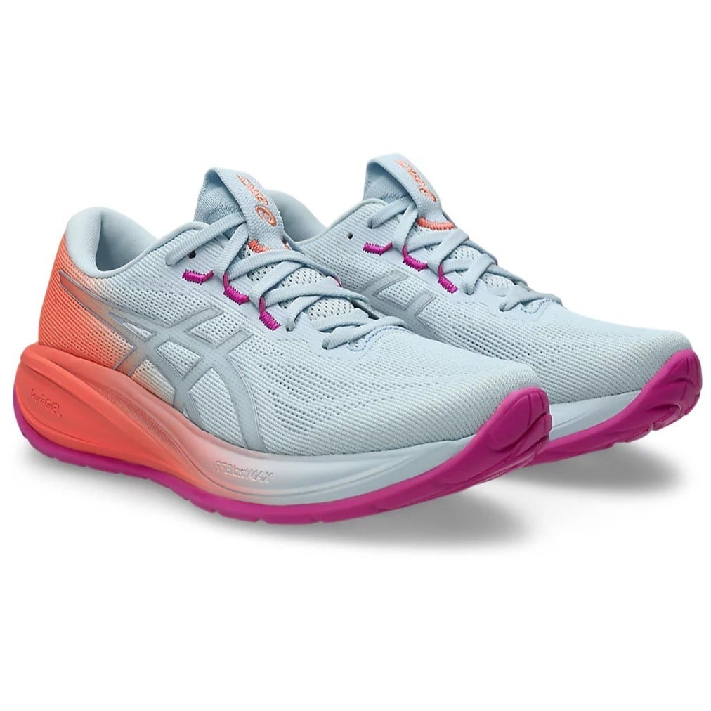 Asics Gel Cumulus 28 - Womens Running Shoes - Sky/Sun Coral