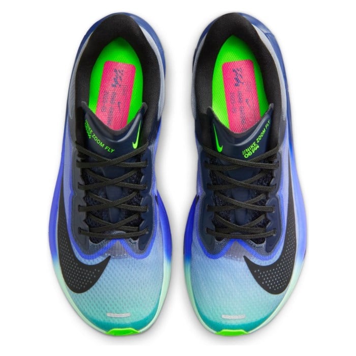 Nike Zoom Fly 6 GLAM - Womens Running Shoes - Dark Obsidian/Black/Racer Blue