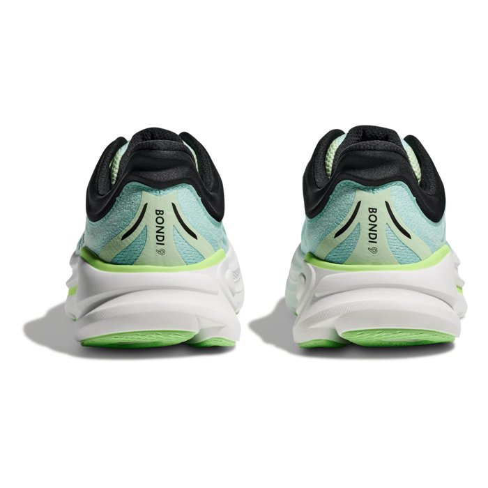 Hoka Bondi 9 - Mens Running Shoes - Luna Moth/Blue Spark