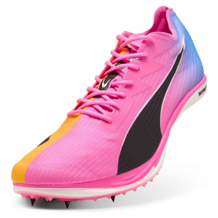 Puma Mid Distance Nitro Elite 3 - Unisex Track Spikes - Poison Pink/Sun Stream/Bright Aqua - image 5