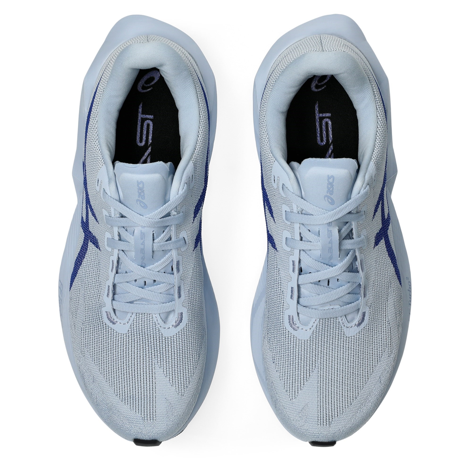 Asics Novablast 6 - Mens Running Shoes - Solid Air/Prussian Blue - image 4