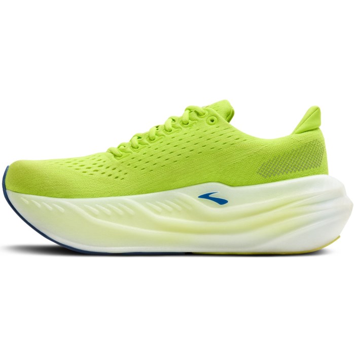 Brooks Glycerin Max - Mens Running Shoes - Lime/Navy Peony/White
