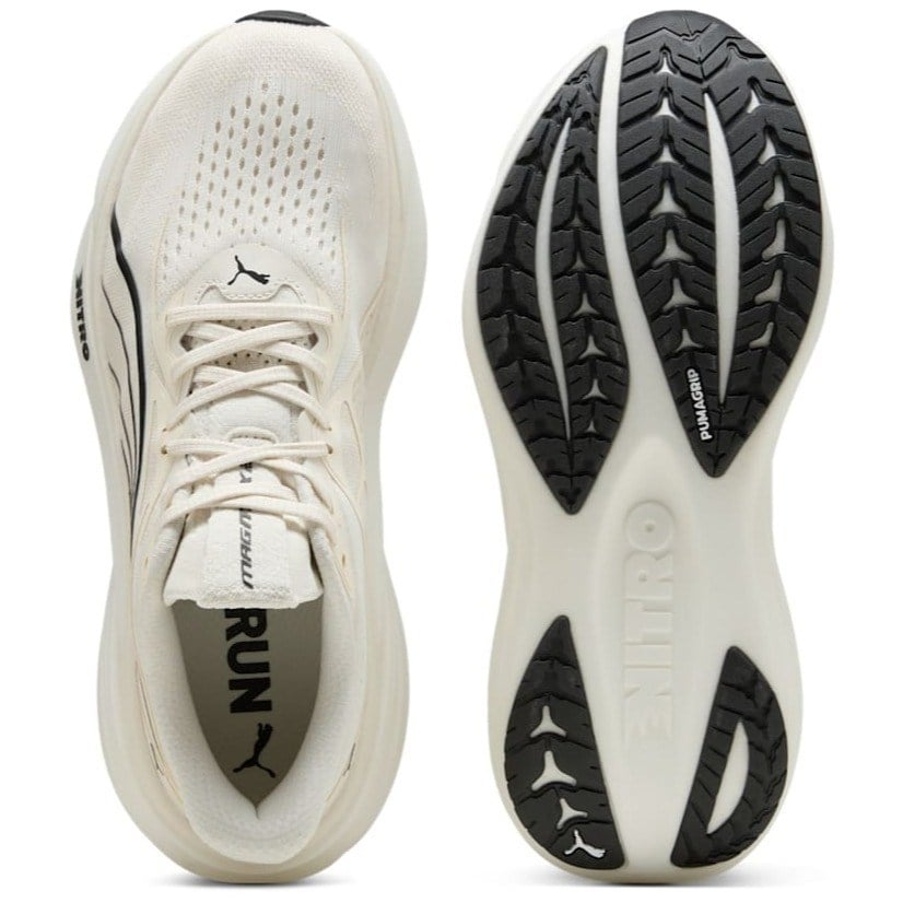 Puma MagMax Nitro 2 - Mens Running Shoes - Warm White/Puma Black - image 5