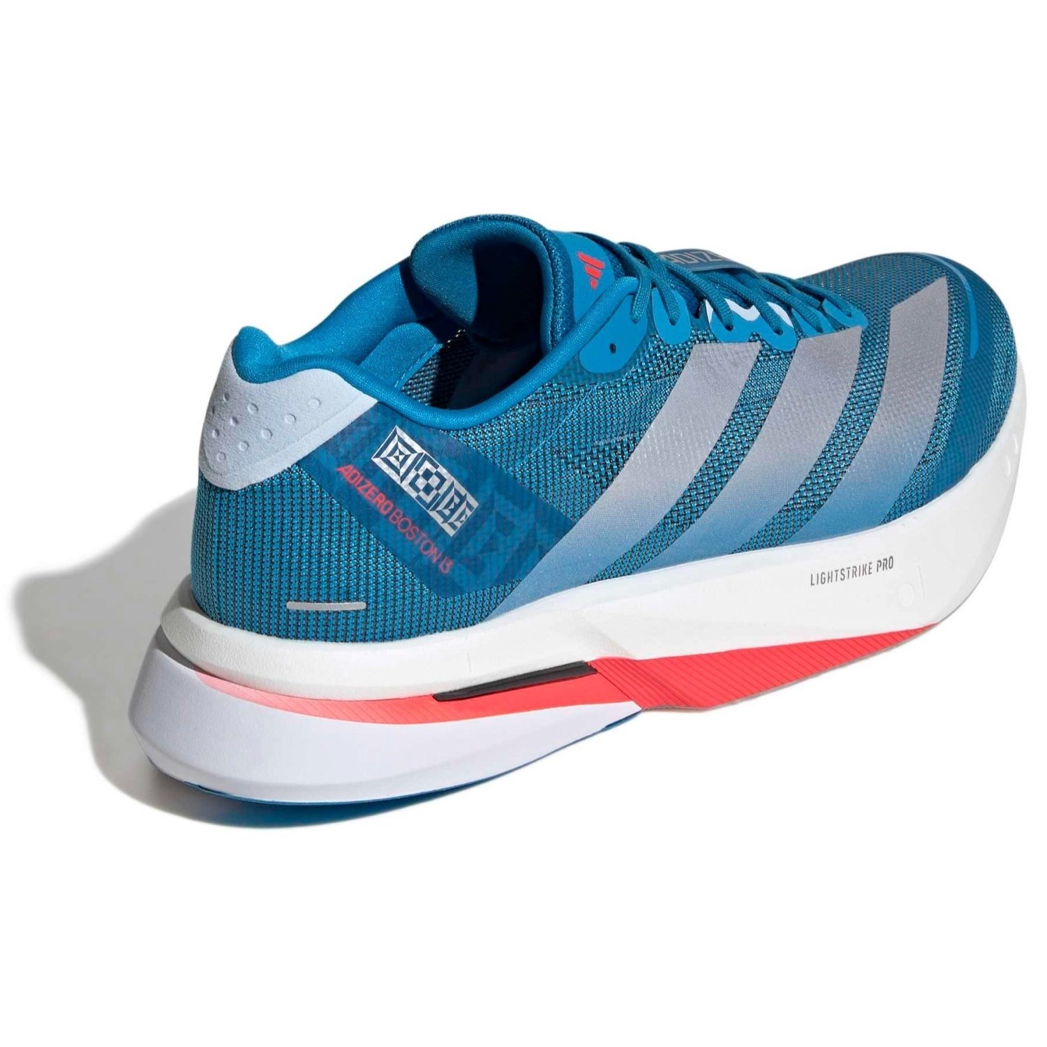 adidas Adizero Boston 13 - Mens Running Shoes - Solar Blue/Silver Metallic/Dark Solar Blue