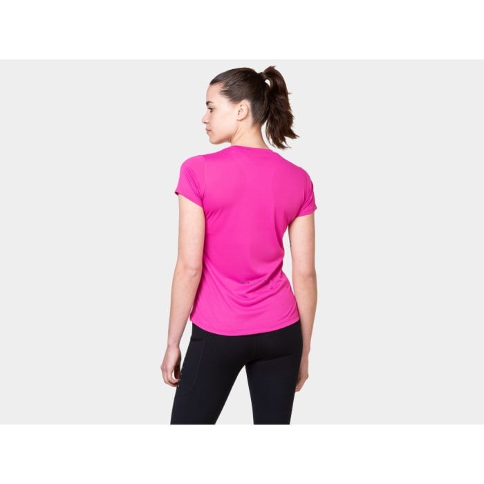 Ronhill Core Womens Short Sleeve Running T-Shirt - Razzmatazz/Bright White