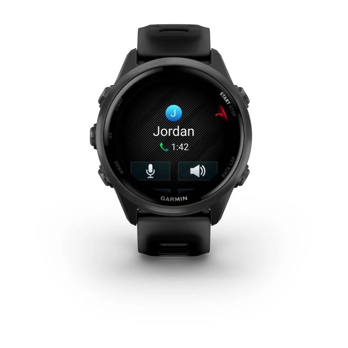 Garmin Forerunner 570 42mm - Advanced GPS Running Smartwatch - Slate Grey/Translucent Black/Black