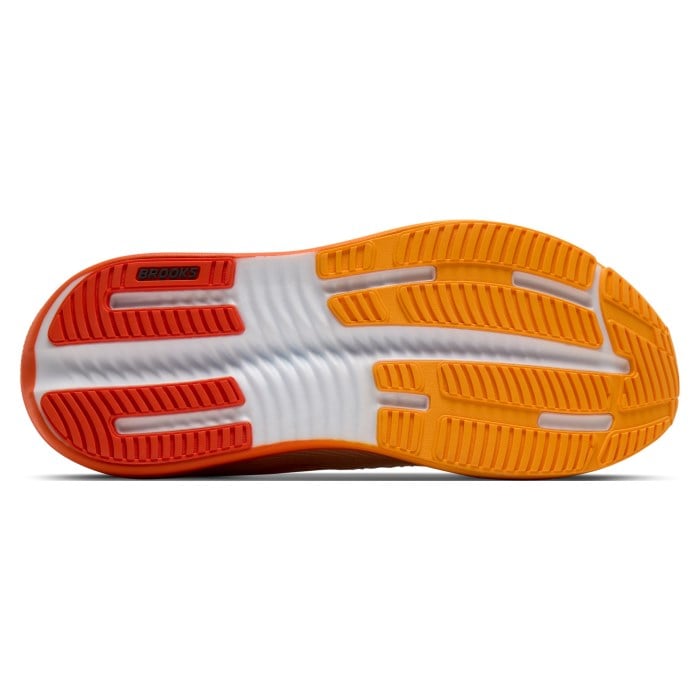 Brooks Ghost Max 4 - Mens Running Shoes - White/Orange/Red - image 6