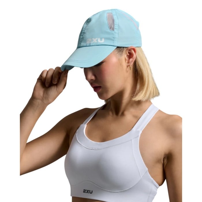 2XU Running Cap - Retro Blue/White