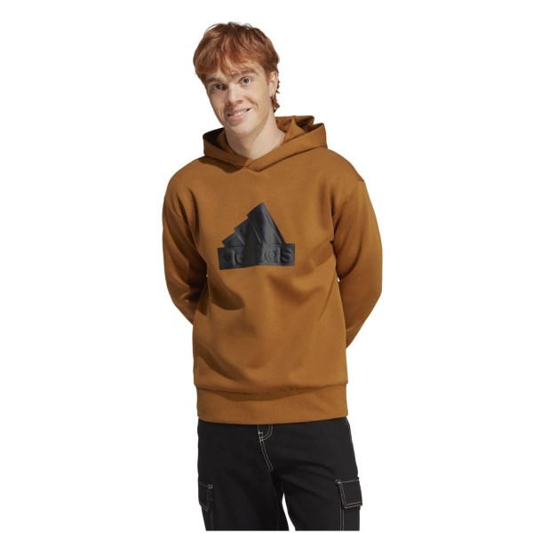 adidas Future Icons Badge Of Sport Mens Hoodie - Bronze Strata