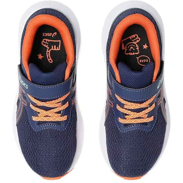 Asics Pre Excite 10 PS - Kids Running Shoes - Indigo Blue/Nova Orange