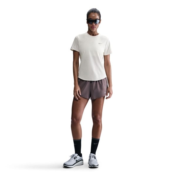 Nike Womens Aeroswift Short Sleeve Top - Sail/Reflective Silver