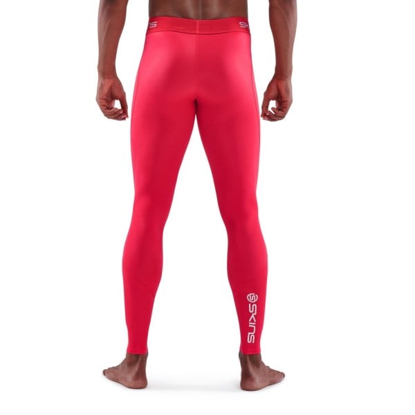 Skins Series-1 Mens Compression Long Tights - Red