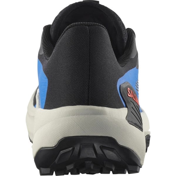 Salomon Genesis - Mens Trail Running Shoes - Black/French Blue/Cherry Tomato