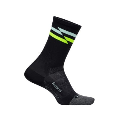 Feetures Elite Ultra Light Cushion Mini Crew Running Socks - Night Track