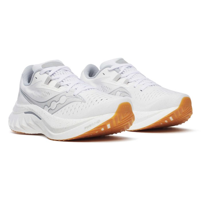 Saucony Endorphin Speed 4 - Womens Running Shoes - White/Gum