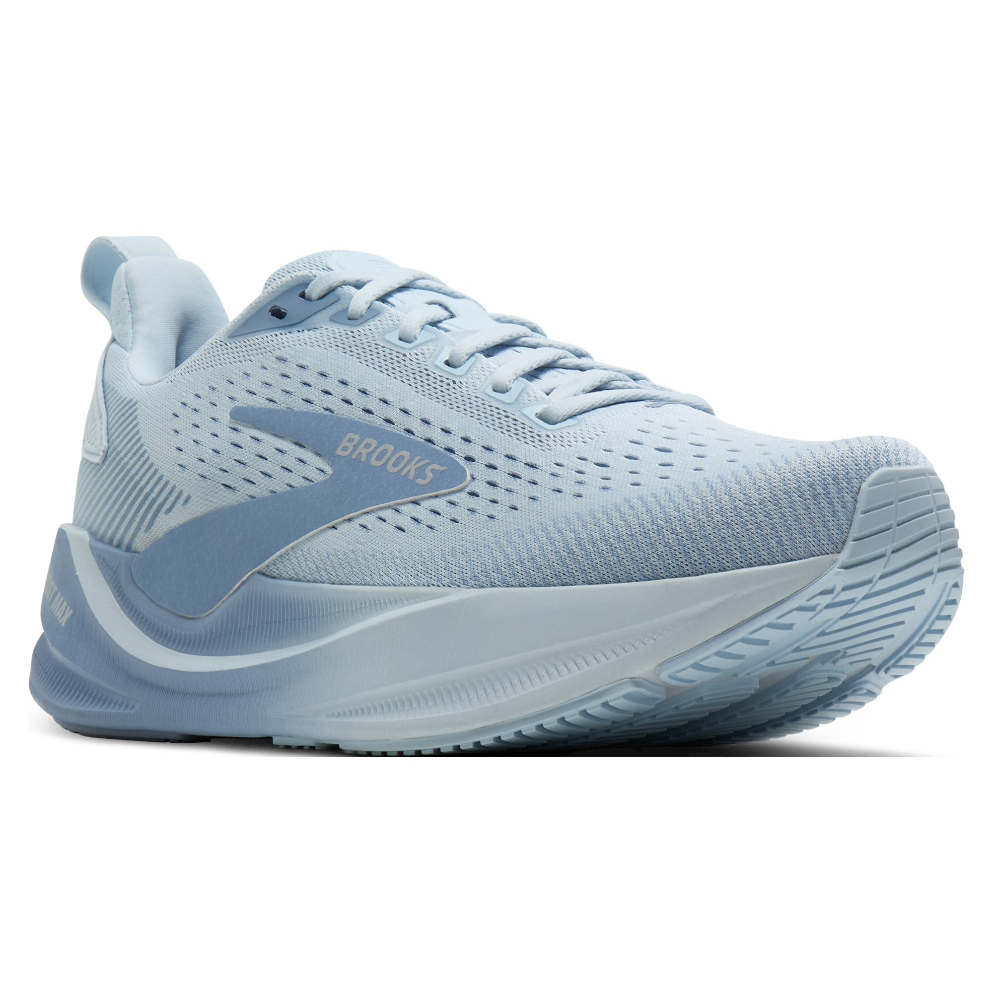 Brooks Ghost Max 4 - Womens Running Shoes - Blue/Blue/Chrome - image 2