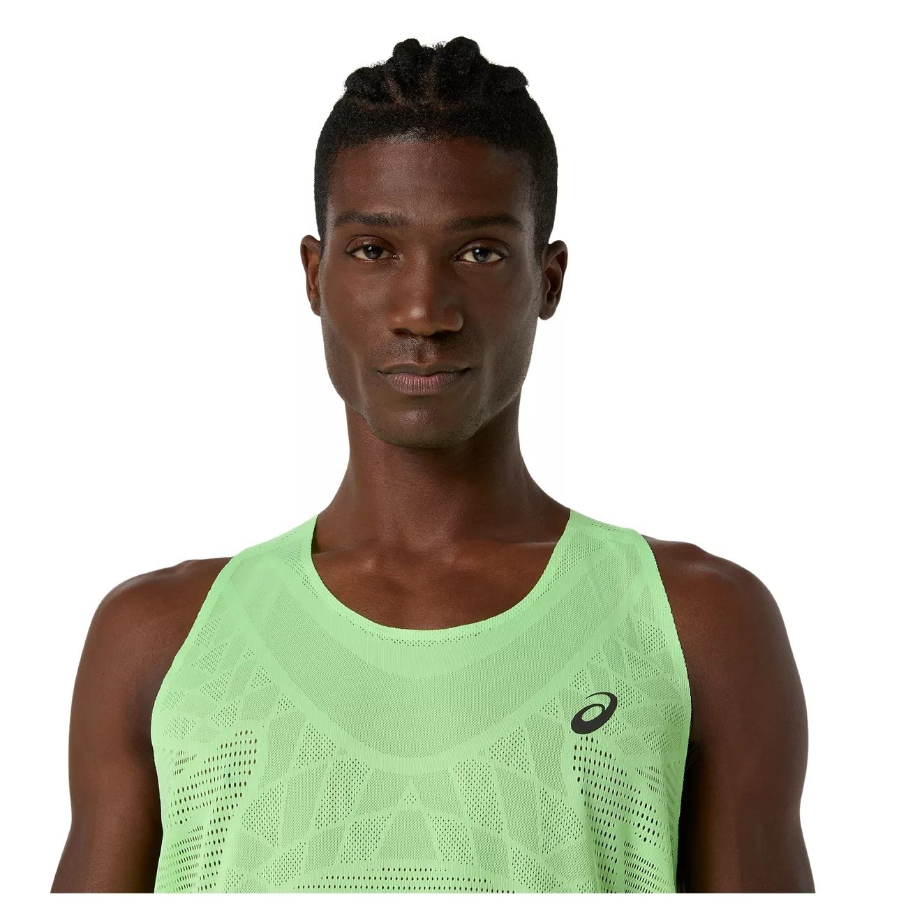 Asics MetaRun Mens Singlet - Illuminate Green