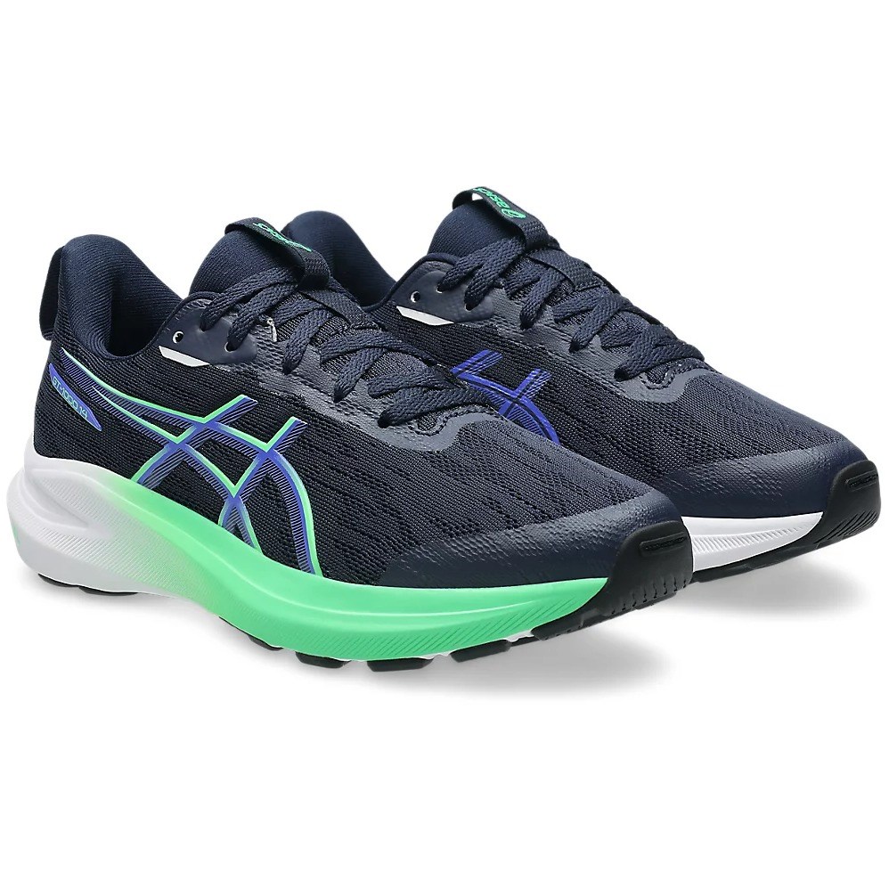 Asics GT-1000 14 GS - Kids Running Shoes - Midnight/Vital Green