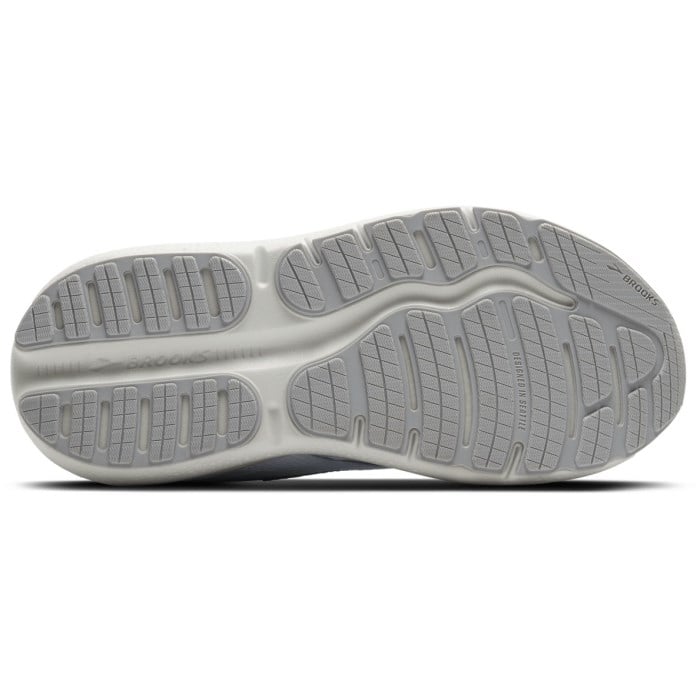 Brooks Ghost Max 2 Leather - Mens Walking Shoes - White/White
