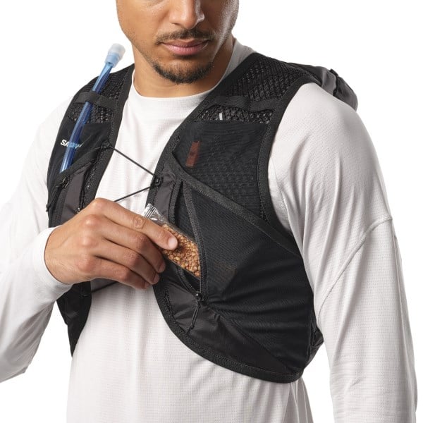 Salomon Active Skin 12 Set Trail Running Vest With Reservior - Black