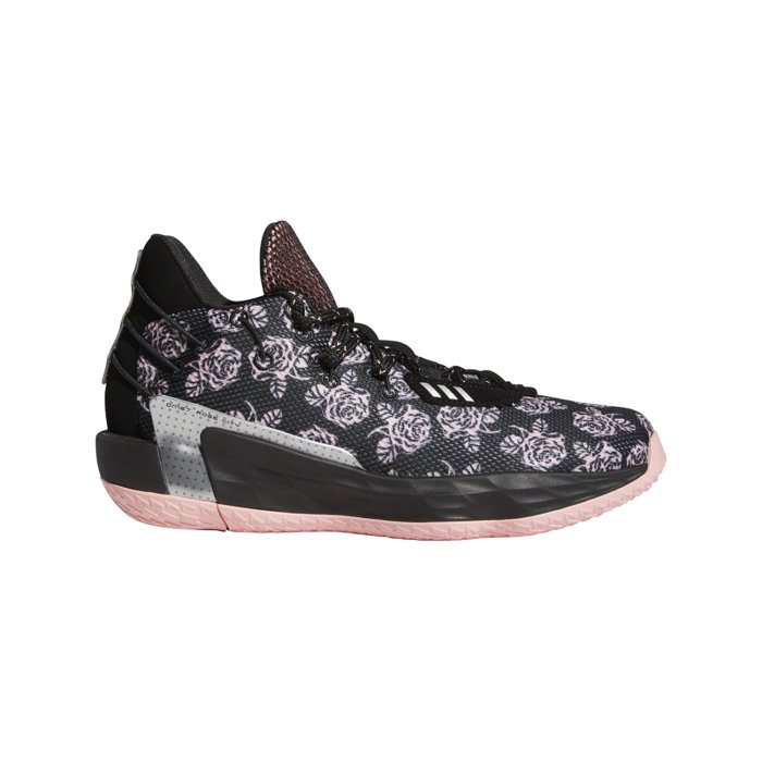 Adidas Dame 7 GCA - Mens Basketball Shoes - Core Black/Glory Pink/Silver Metalic