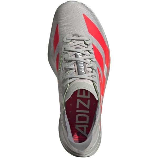 Adidas Adizero Adios Pro 4 - Womens Racing Shoes - Grey Two/Lucid Red/Grey