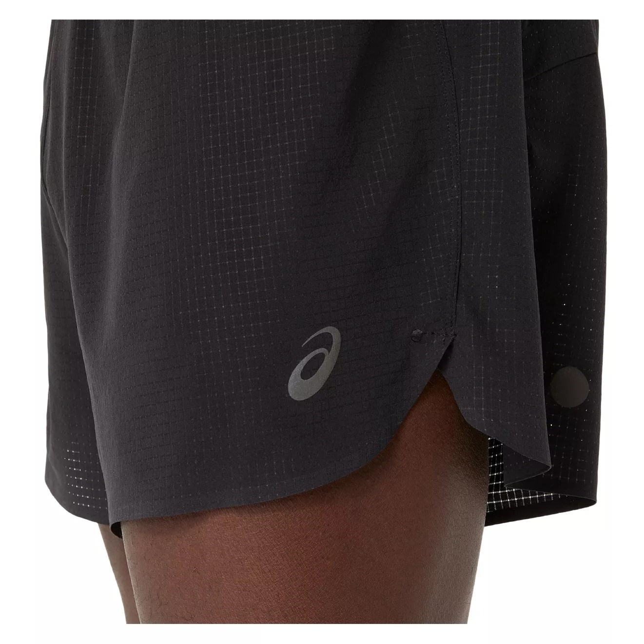 Asics MetaRun 5 Inch Mens Running Shorts - Performance Black