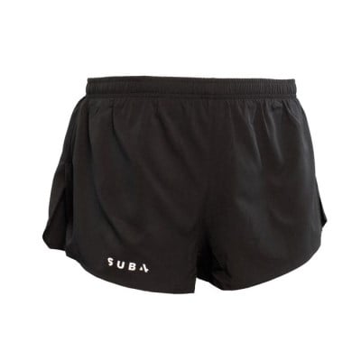 Pro 2 Inch Split Mens Running Shorts - Black