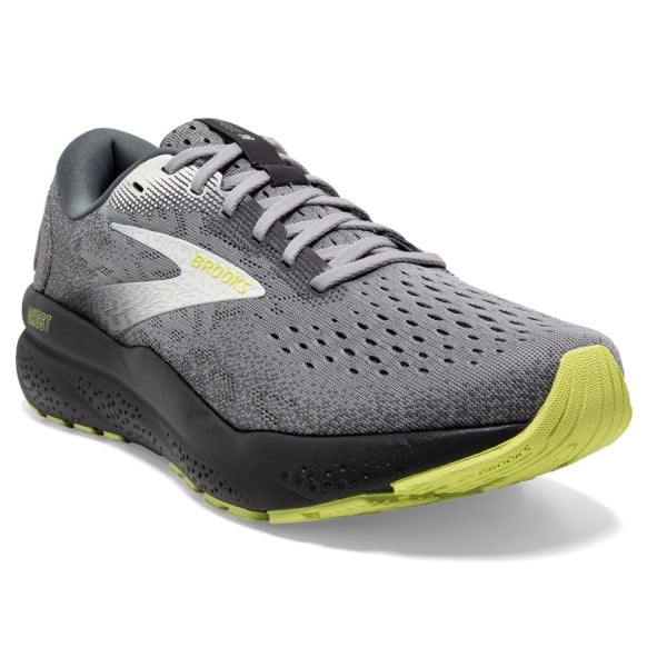 Brooks Ghost 16 - Mens Running Shoes - Primer/Grey/Lime