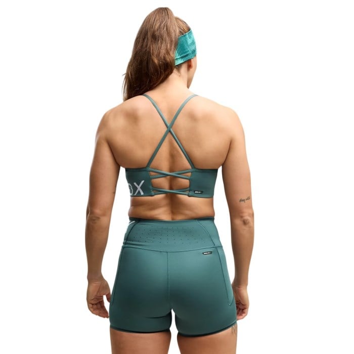 Puma x Hyrox PWRMode Womens Strappy Sports Bra - Herb Garden - image 2