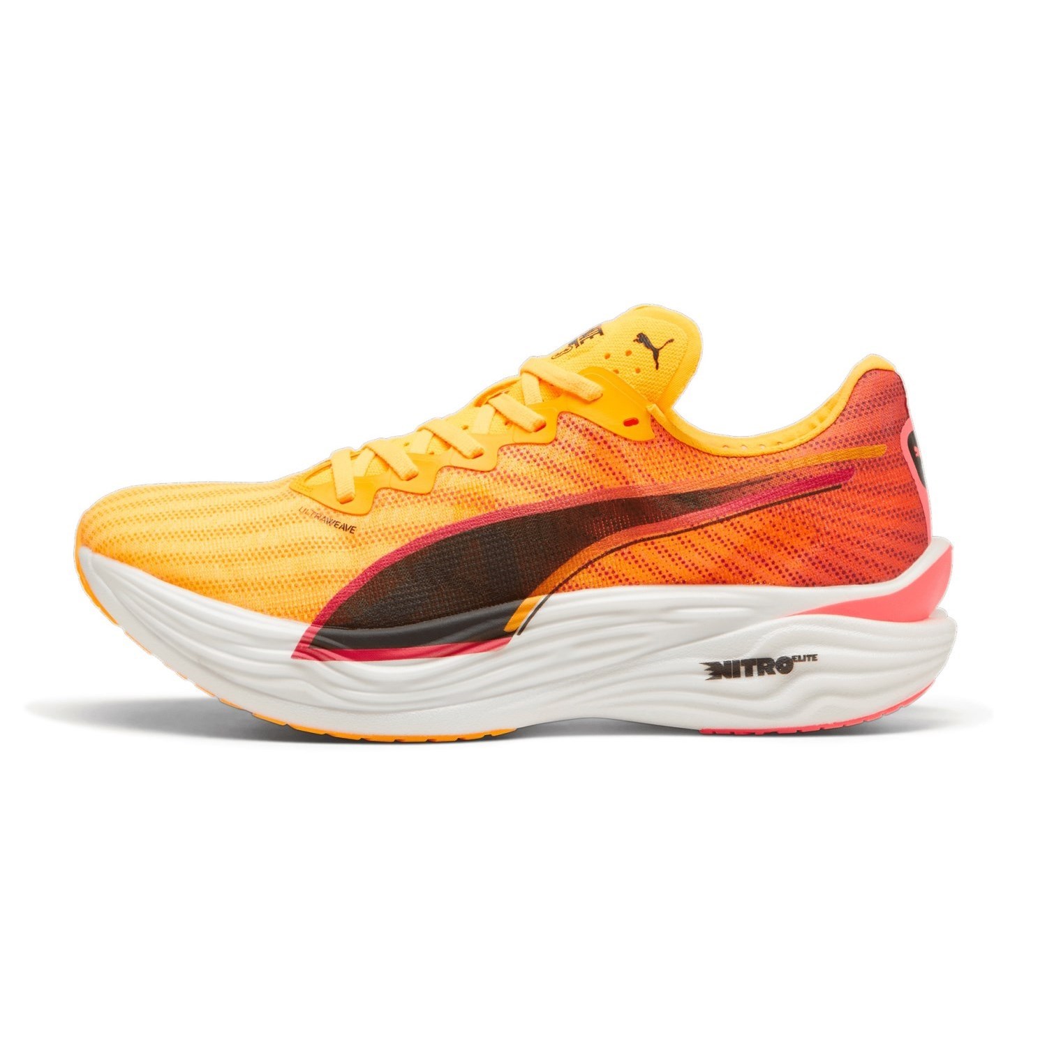 Puma Deviate Nitro Elite 3 - Mens Running Shoes - Sun Stream/Sunset Glow