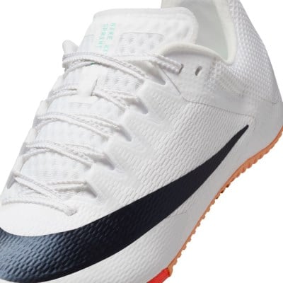 Nike Zoom Rival Sprint - Unisex Sprint Spikes - White/Obsidian/Bright Crimson/Hyper Turq