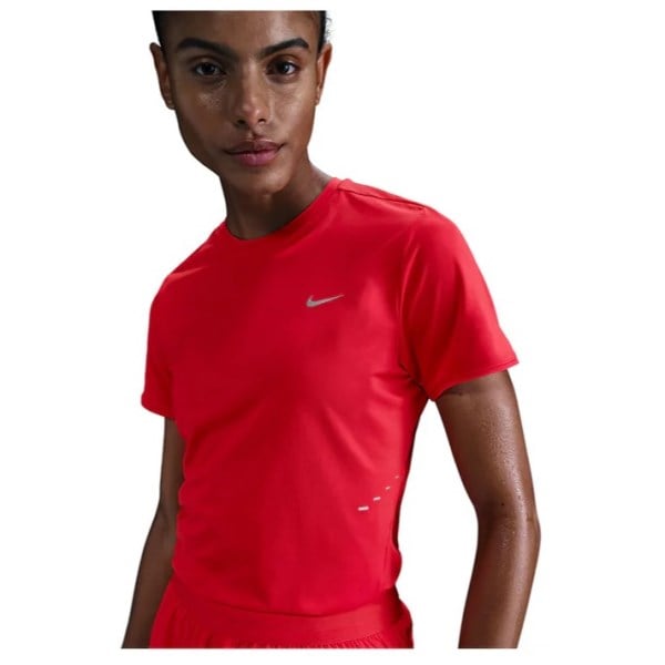 Nike Womens Aeroswift Short Sleeve Top - Light Crimson/Reflective Silver