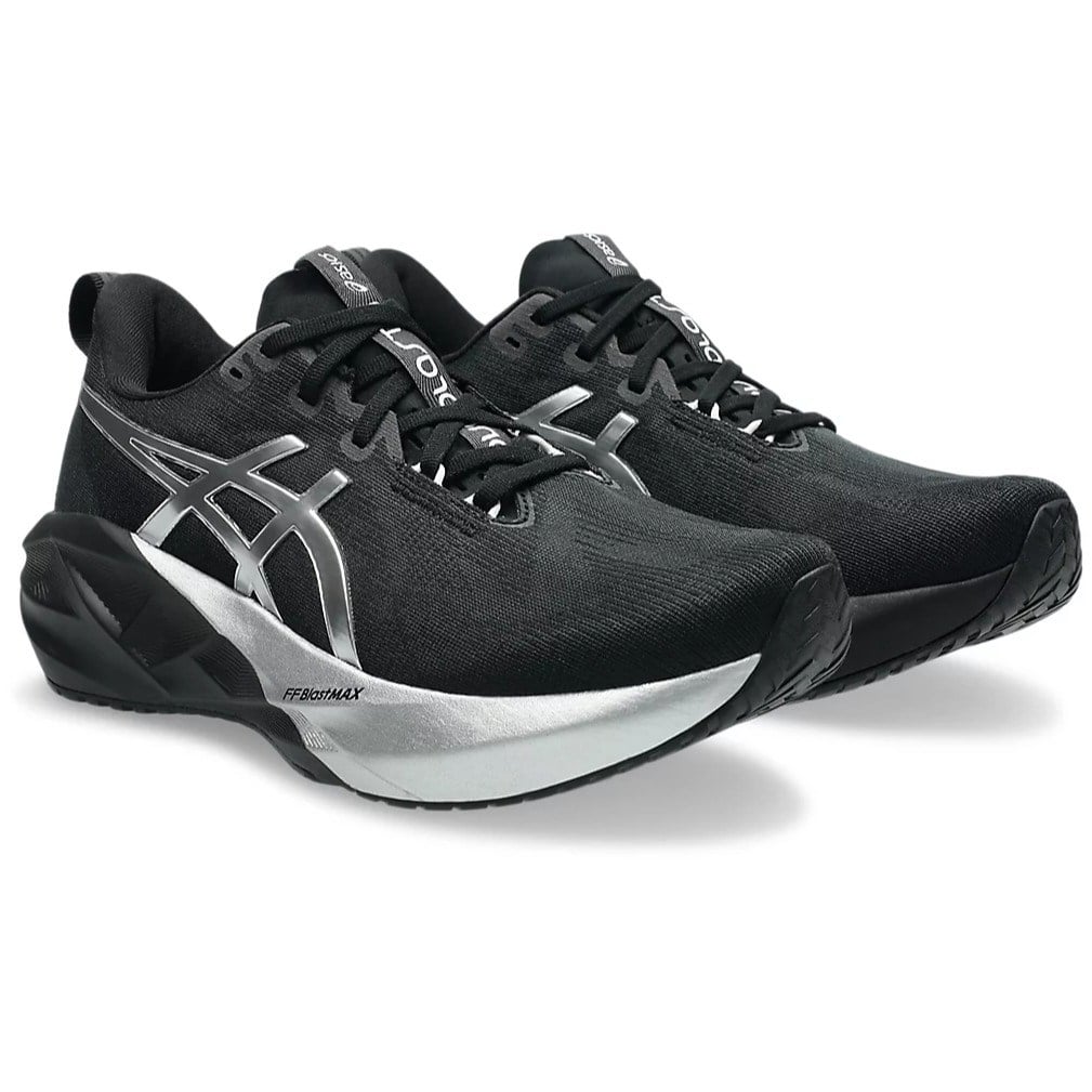Asics Novablast 5 Platinum - Mens Running Shoes - Platinum/Black - image 2