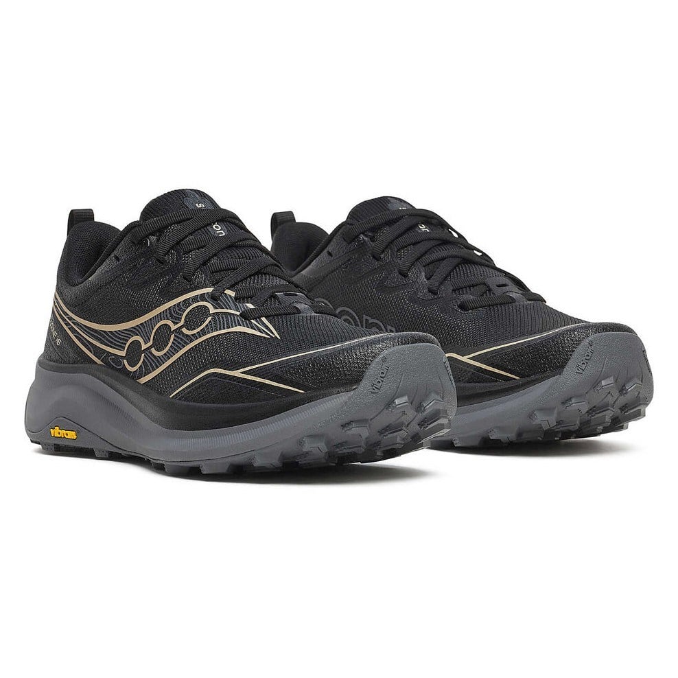 Saucony Peregrine 16 - Womens Trail Running Shoes - Black/Carbon - image 2