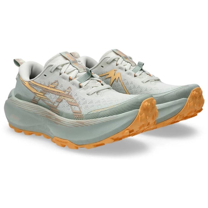 Asics Trabuco Max 4 - Womens Trail Running Shoes - Cream/Dusty Steppe