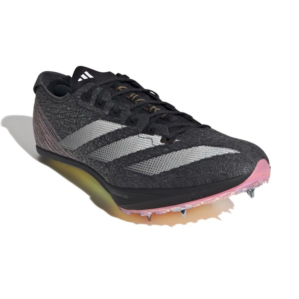 Adidas Adizero Prime SP 3 Strung - Unisex Track Sprint Spikes - Core Black/Zero Metallic/Spark