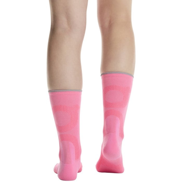 On Elite Run High Sock - Raspberry/Pink