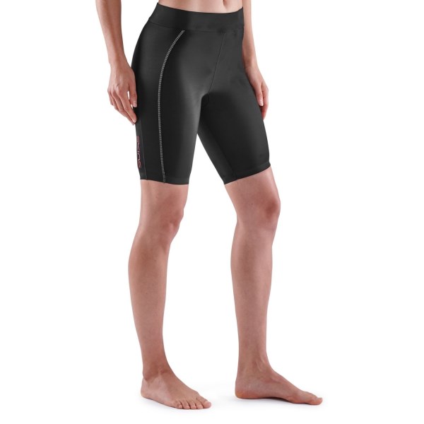 Skins Series-5 Womens Compression Half Tights - Black