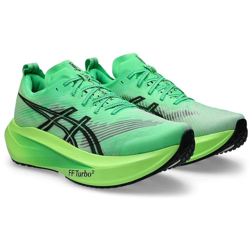 Asics Megablast Ekiden - Unisex Running Shoes - Vital Green/Black