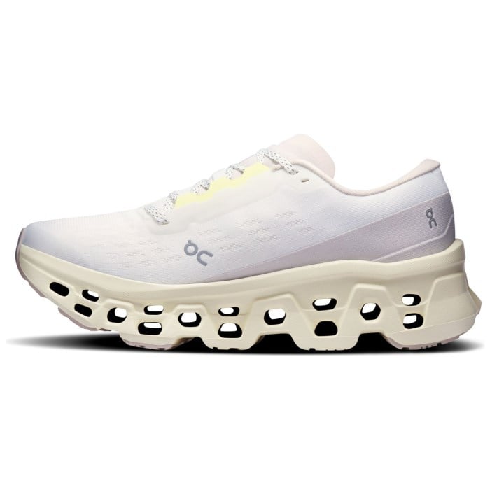 On Cloudmonster 3 - Womens Running Shoes - Ivory/Seedling