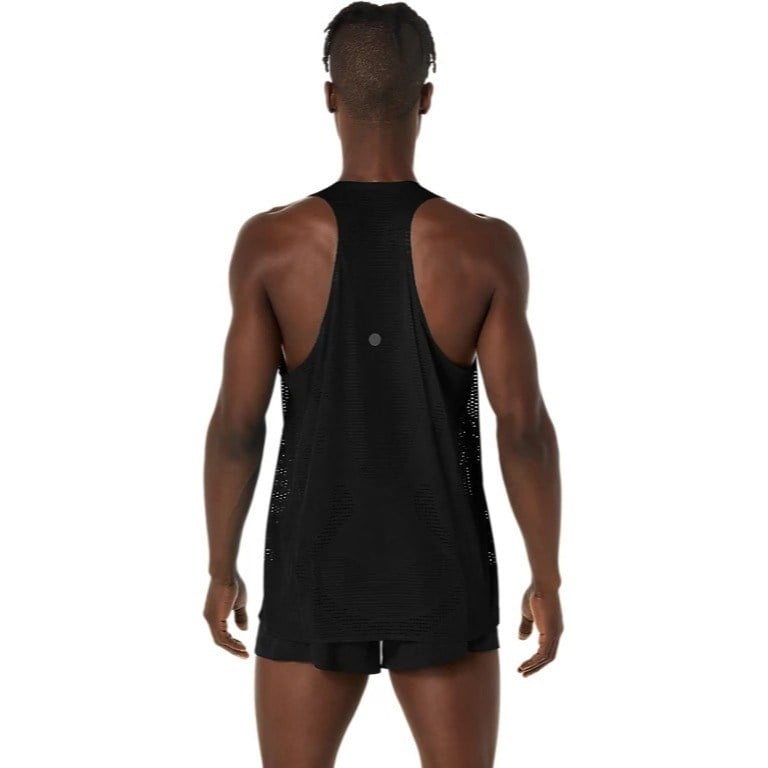 Asics MetaRun Mens Running Singlet - Performance Black