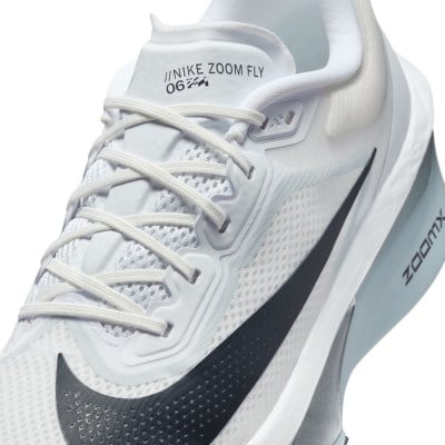 Nike Zoom Fly 6 - Mens Running Shoes - White/Gridiron/Pure Platinum
