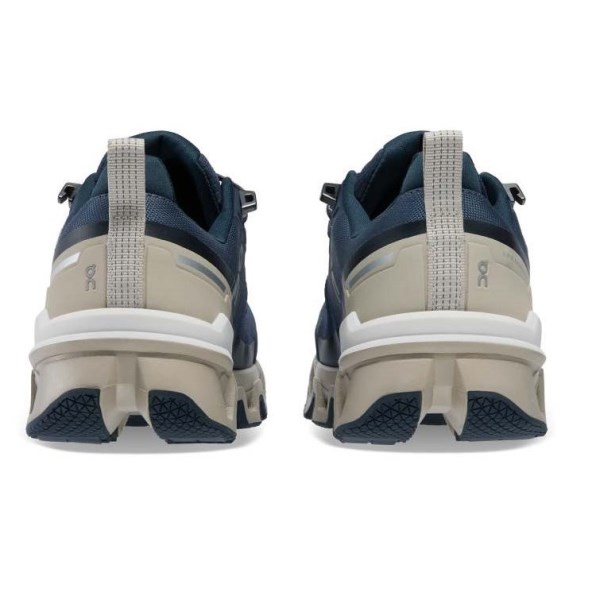 On Cloudwander Waterproof - Womens Trail Running Shoes - Navy/Desert
