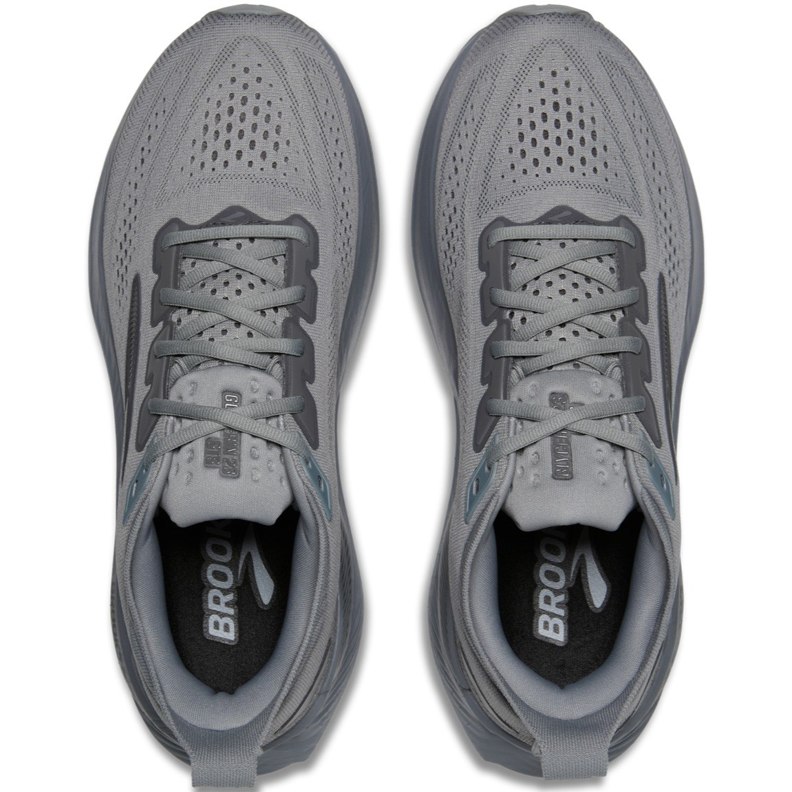 Brooks Glycerin GTS 23 - Mens Running Shoes - Grey/Blackened Pearl