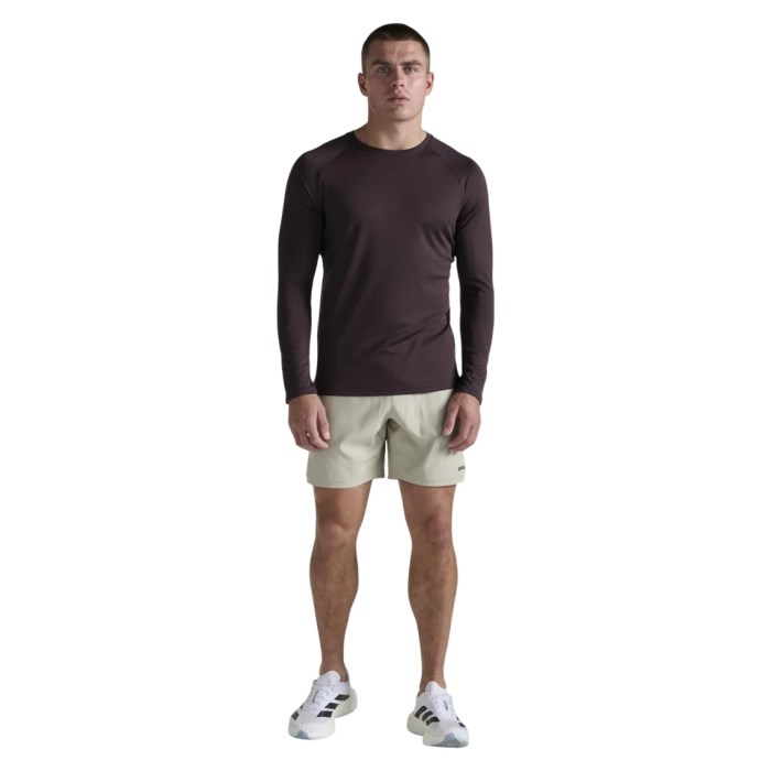 2XU Mens Aero Long Sleeve Top - Bark/Black Reflective - image 5