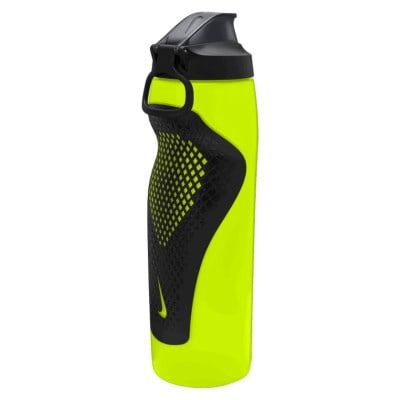 Nike Refuel Locking Lid Water Bottle 946ml - Volt/Black/Black Irid